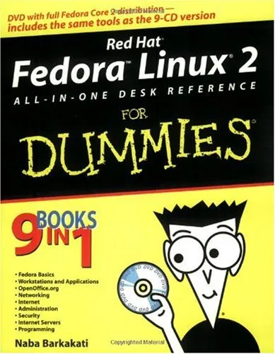 Red Hat Fedora Linux 2 AIO Desk Reference for Dummies