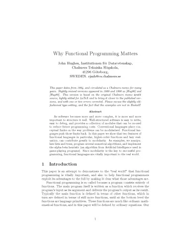 Report. Programming Methodology Group / University of GoÌˆteborg and Chalmers University of Technology