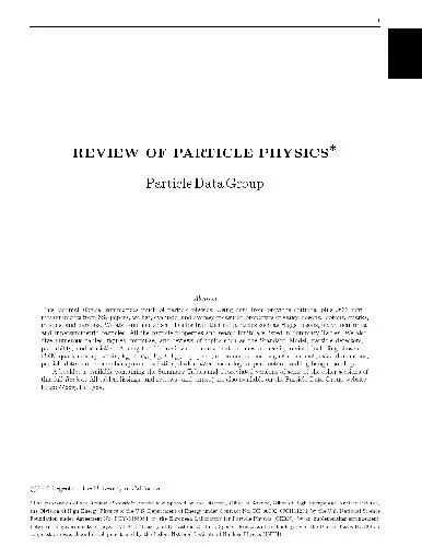 Review of particle physics