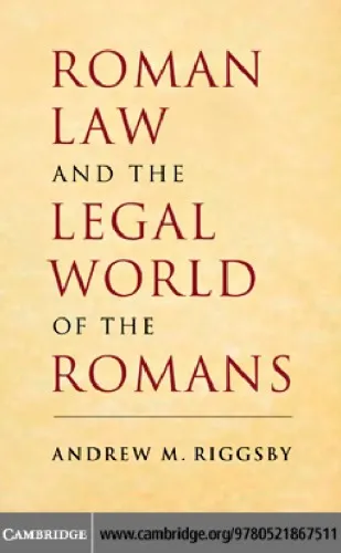 Roman law and the legal world of the Romans