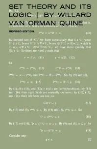 Set Theory and Its Logic : Revised Edition