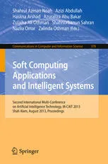 Cover of Soft Computing Applications and Intelligent Systems: Second International Multi-Conference on Artificial Intelligence Technology, M-CAIT 2013, Shah Alam, August 28-29, 2013. Proceedings