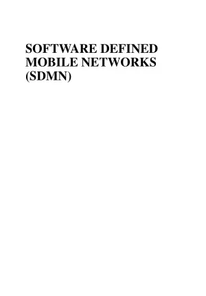 Software Defined Mobile Networks (SDMN).  Beyond LTE Network Architecture