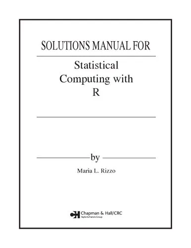 Solutions Manual for Statistical computing with R