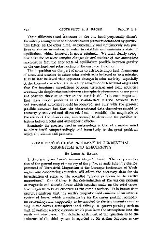 Some of the Chief Problems in Terrestrial Magnetism and Electricity (1920)(en)(9s)