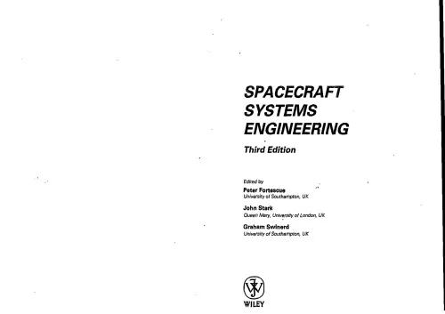 Spacecraft Systems Engineering