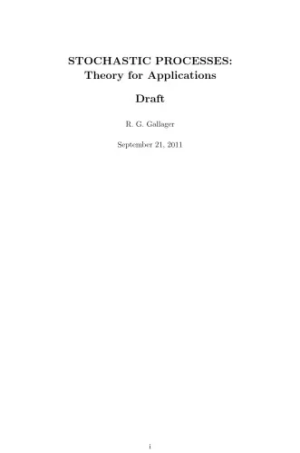 Stochastic Processes: Theory for Applications