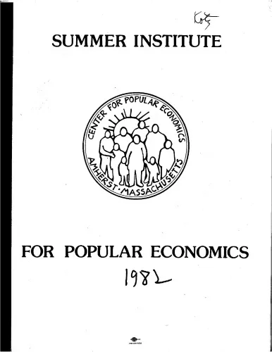 Summer Institute for Popular Economics