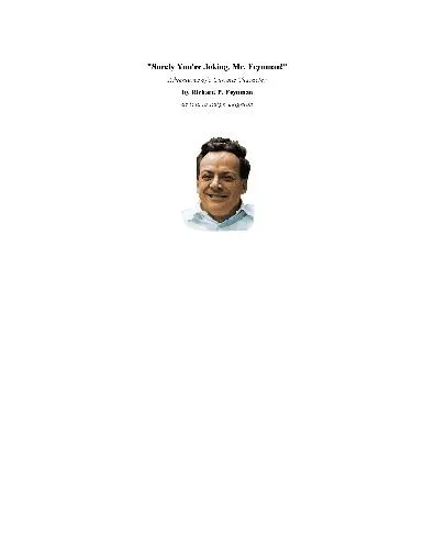 Surely you're joking, Mr. Feynman (bad typesetting)