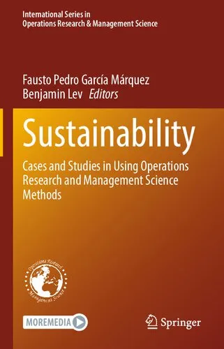 Cover of Sustainability: Cases and Studies in Using Operations Research and Management Science Methods