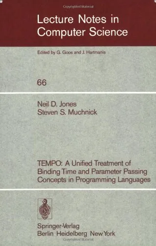 TEMPO: A Unified Treatment of Binding Time and Parameter Passing Concepts in Programming Languages