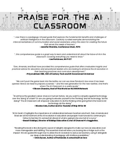 The AI Classroom: The ultimate guide to artificial intelligence in education