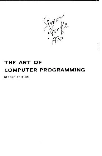 The Art of Computer Programming