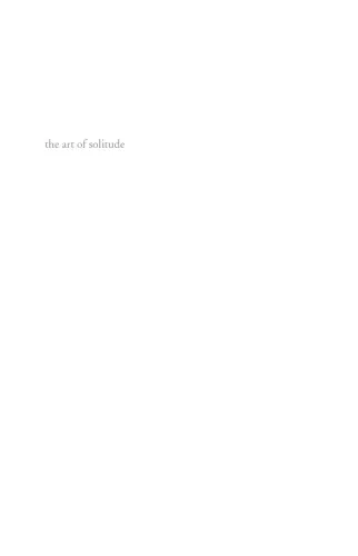 The Art of Solitude