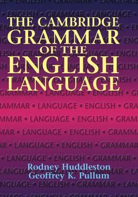 The Cambridge Grammar of the English Language