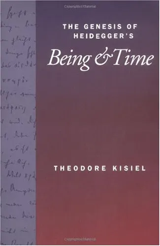 The Genesis of Heidegger's Being and Time