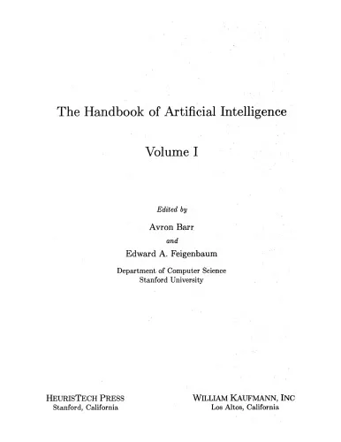 The Handbook of Artificial Intelligence [Vol I]