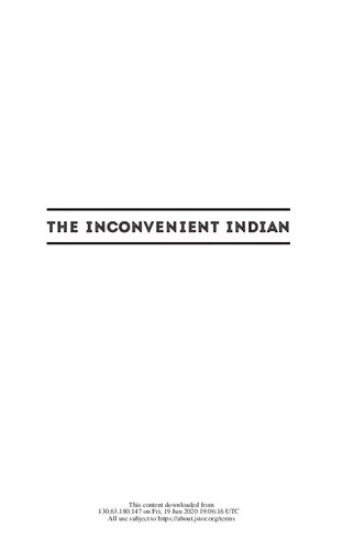 The Inconvenient Indian: A Curious Account of Native People in North America