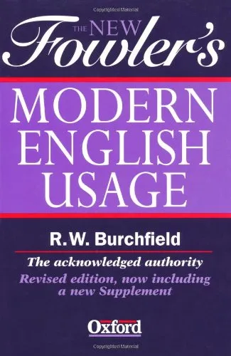 The New Fowler's Modern English Usage