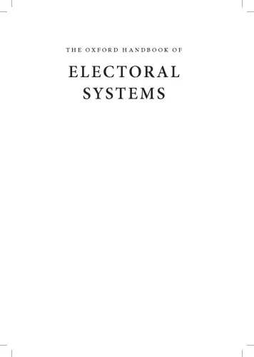 The Oxford Handbook of Electoral Systems