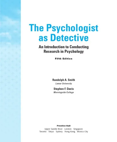 The Psychologist as Detective: An Introduction to Conducting Research in Psychology