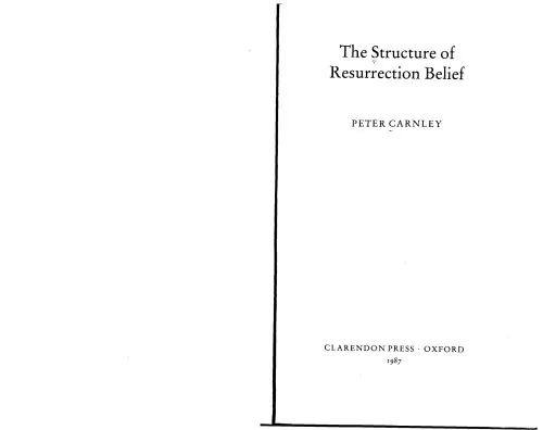 The Structure of Resurrection Belief