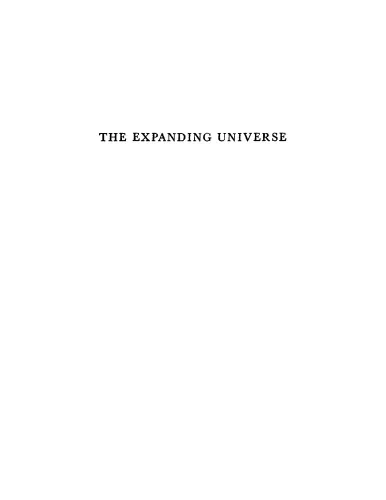 The expanding universe