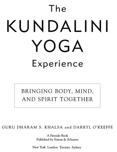 The kundalini yoga experience. Bringing body, mind, and spirit together