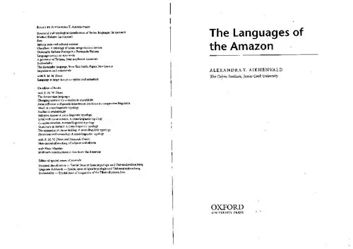 The languages of the Amazon