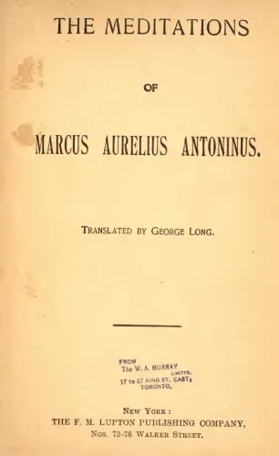 The meditations of Marcus Aurelius Antoninus by Marcus Aurelius, Emperor of Rome