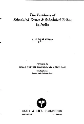 The problems of scheduled castes and scheduled tribes in India