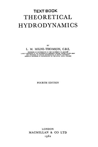 Theoretical Hydrodynamics, 4th Ed.