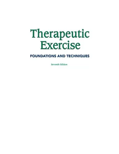 Therapeutic Exercise: Foundations and Techniques