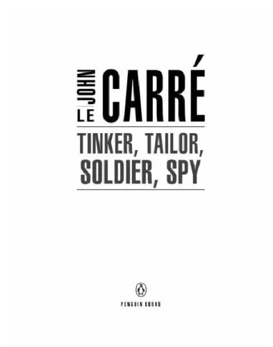 Tinker, Tailor, Soldier, Spy