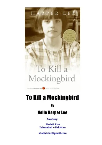 To Kill a Mockingbird