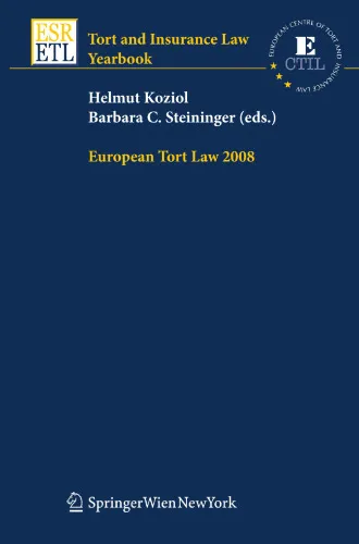 Cover of Tort and Insurance Law 2008