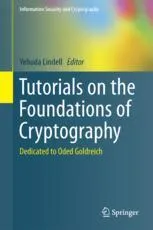 Tutorials on the Foundations of Cryptography: Dedicated to Oded Goldreich