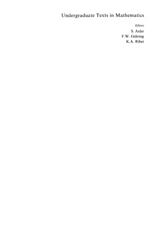 Undergraduate Texts in Mathematics