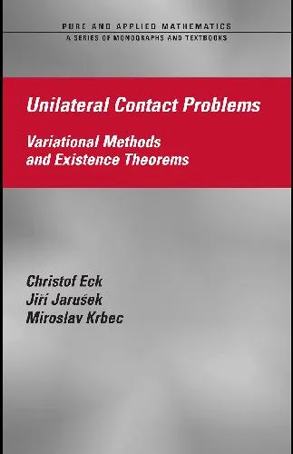 Unilateral contact problems: variational methods and existence theorems