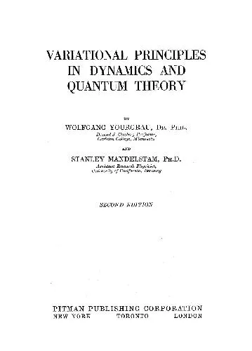 Variational Principles in Dynamics and Quantum Theory