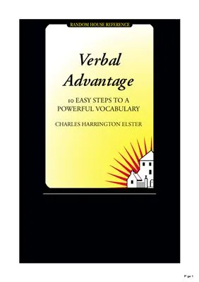 Verbal Advantage: 10 easy steps to a powerful vocabulary (+24 CDs)