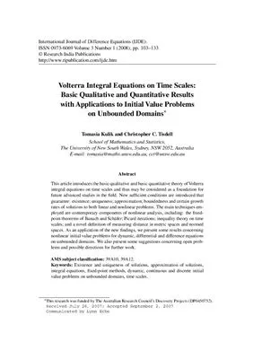 Volterra Integral Equations on Time Scales: Basic Qualitative and Quantitative Results with Applications to Initial Value Problems on Unbounded Domains