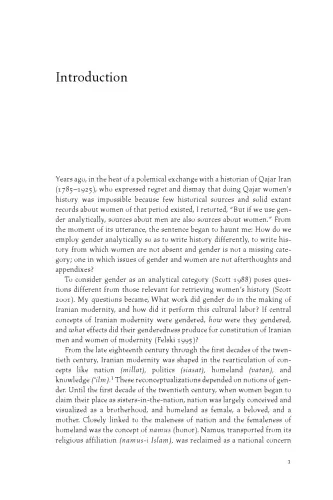 Women with Mustaches and Men Without Beards: Gender and Sexual Anxieties of Iranian Modernity