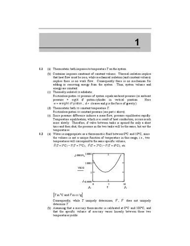 chemical and engineering thermodynamics solution